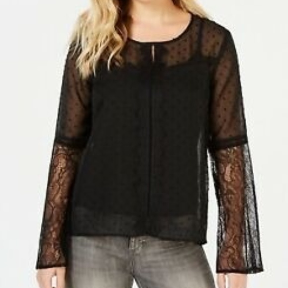 Self Esteem Swiss Dot Top - Picture 1 of 8